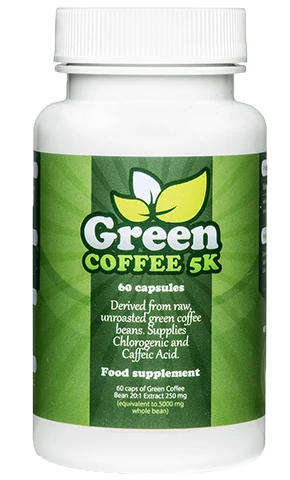 Envase individual de Green Coffee 5K: Pack básico para control de peso.