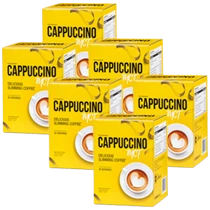 Pack Óptimo: 6 botes de Cappuccino MCT para tratamiento prolongado de pérdida de peso.
