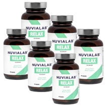 NuviaLab Relax Pack Bienestar Total (6 botellas): Alivio de estrés.