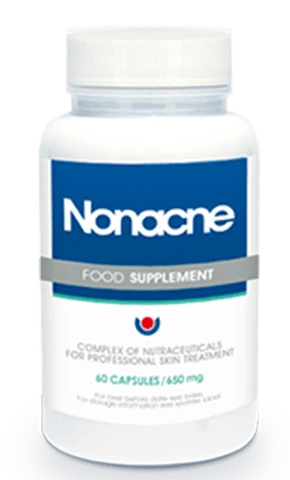 Nonacne: Una botella, tu inicio hacia una piel libre de acné e imperfecciones.
