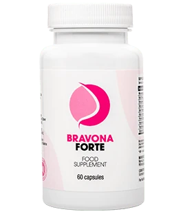 Cápsulas Bravona Forte para el crecimiento mamario natural y firmeza