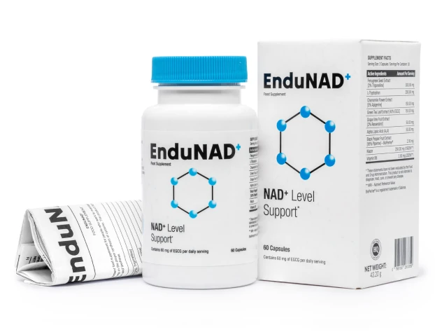 EnduNAD: la botella para energía juvenil y vitalidad duradera.