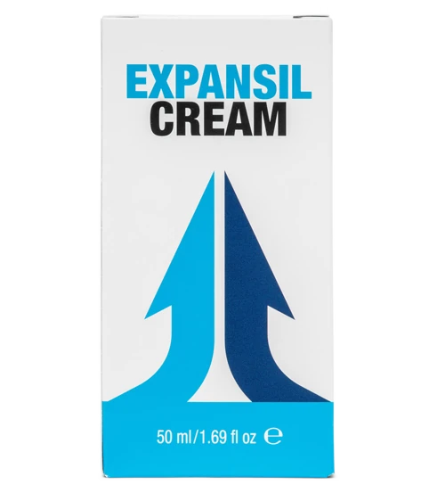 Tubo de Expansil Cream en detalle, listo para usar