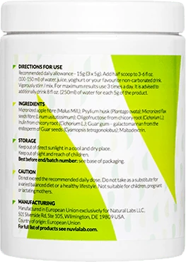 Ilustración de los ingredientes activos de Fibre Select, una fórmula rica en fibra para la digestión.