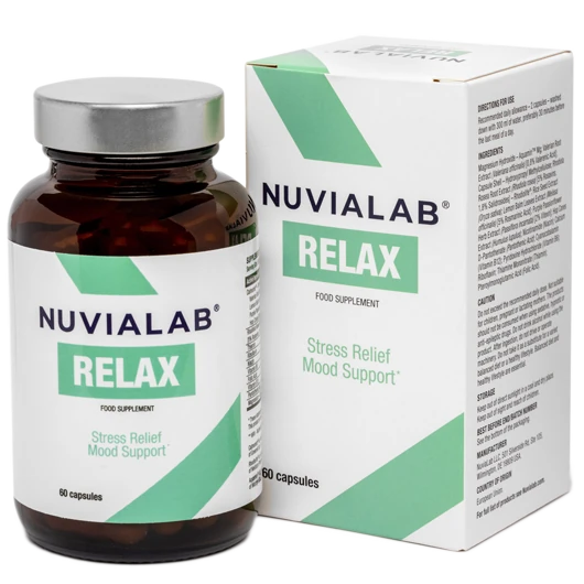 NuviaLab Relax: Tu suplemento para aliviar el estrés y la tensión.