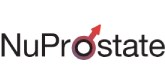 Logotipo de NuProstate, para la salud prostática masculina y el flujo urinario