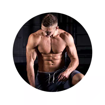 Ilustración del complejo de creatina de Nutrigo Lab Strength para fuerza muscular